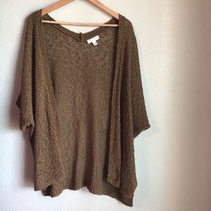 Sun & Shadow short sleeve cardigan